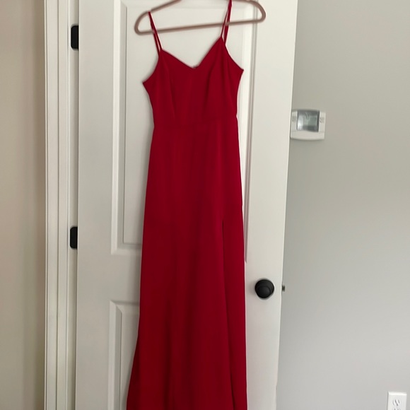 Red long dress - Picture 1 of 3